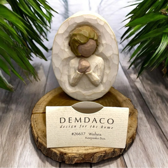 WILLOW TREE Demdaco Susan Lordi Wishes Keepsake Box - Picture 2 of 8